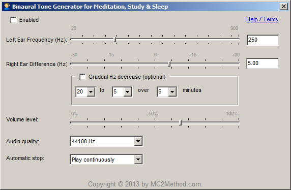 binaural beat creator